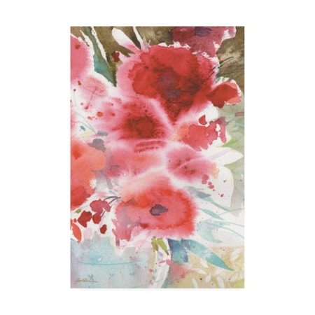 Trademark Fine Art Sheila Golden 'Symphony of Red' Canvas Art, 22x32 SG08805-C2232GG